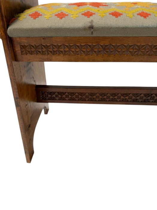 Swedish Mid-Century Modern Ash Small Bench or Stool, 1960s